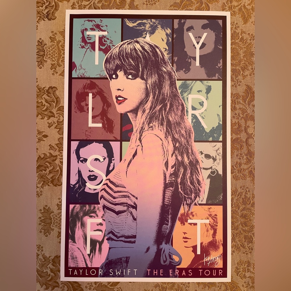 Taylor Swift Eras Tour VIP package! 4 posters, 10 postcards, sticker, ‘ticket’